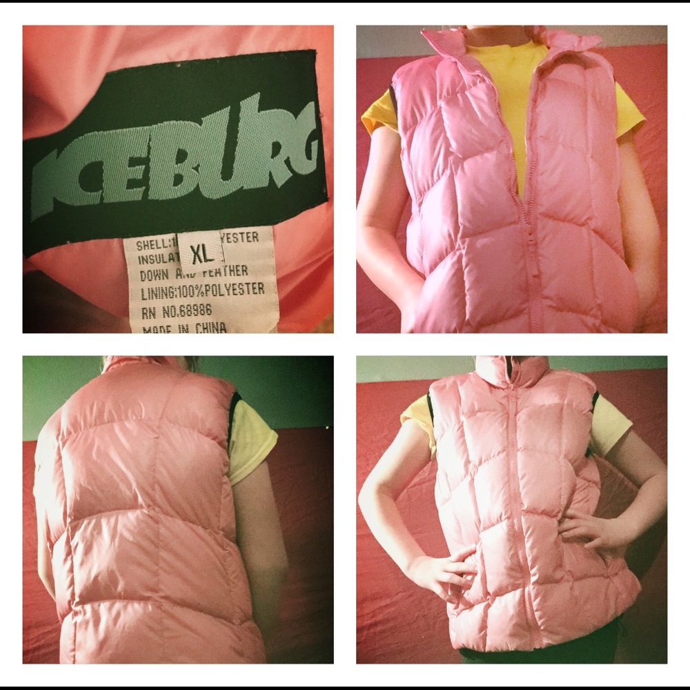 A ice burg pink vest 25$